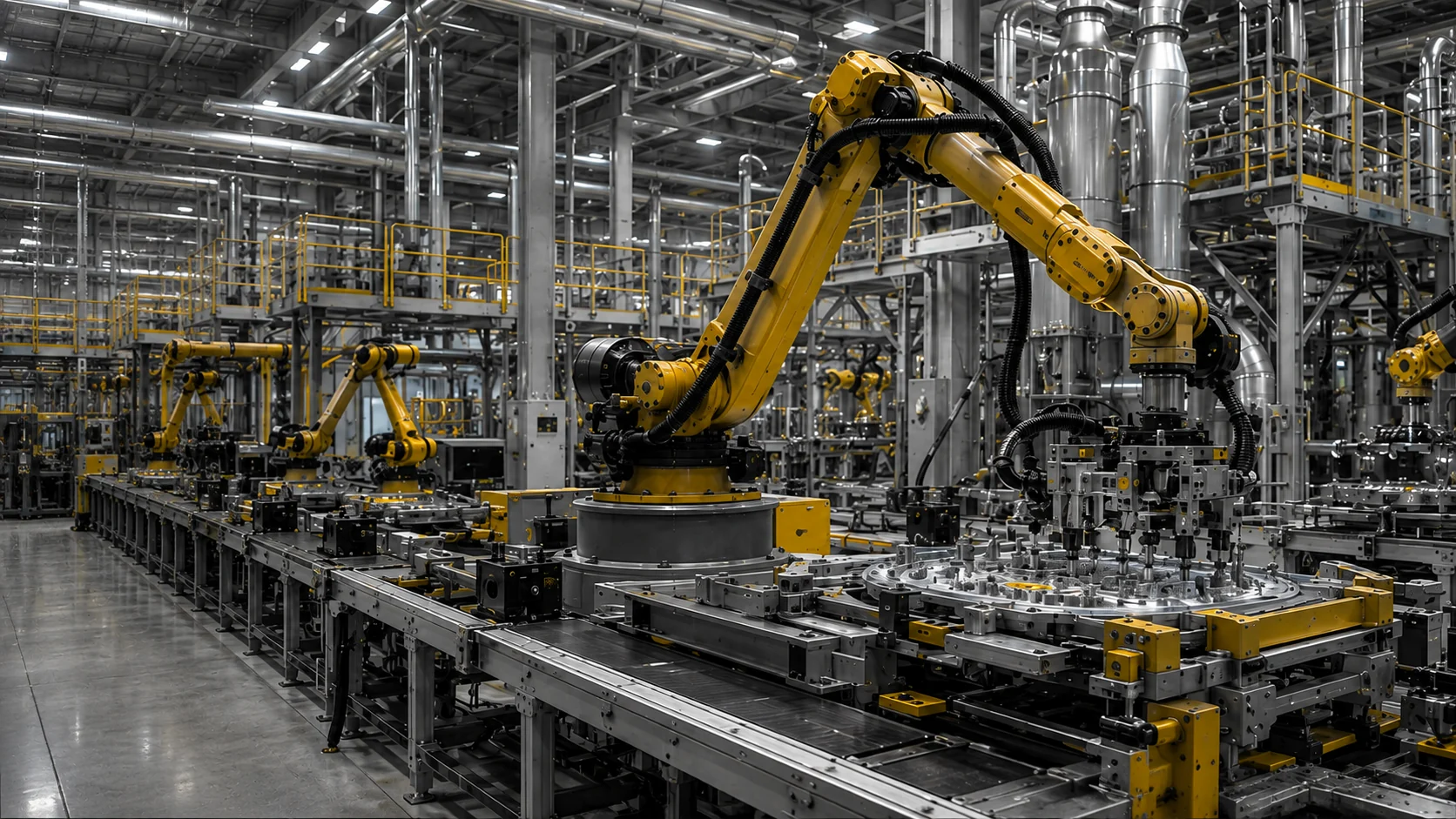 Automotive robotic production line